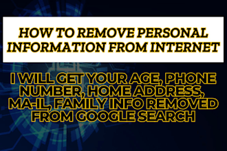 remove personal information, bad link, clean online presence, data protection