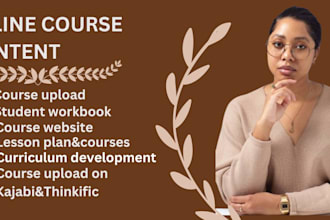create online course content, ebook course on thinkific