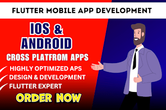 do flutter mobile app development, ios iphone and android app development
