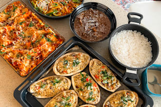 create weekly meal plan n grocery list