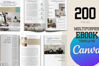 design canva ebook workbook editable canva ebook formatting layout design editor