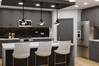 create professional kitchen interior design