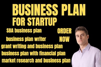 business plan with a financial plan for startups, business plan writer, proposal