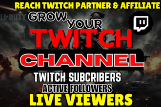 organically promote and bring the live viewers to your twitch channel