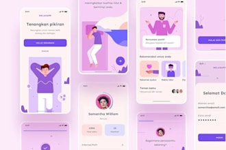 build stress relaxing app, home security app, tenant finder app, familyradar app
