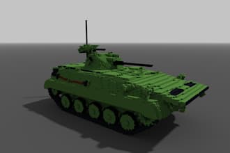 voxel models of vehicles