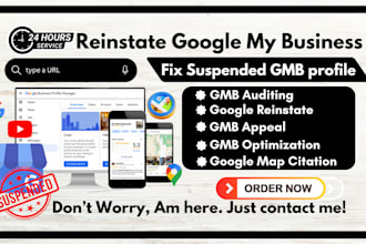 fix and reinstate google business profile suspension gmb appeal unsuspended gmb