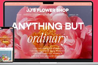design flower shopify store flower store flower website florist website