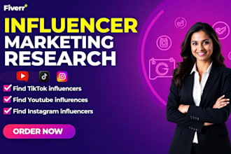 research top instagram, tiktok, and youtube influencers for your niche