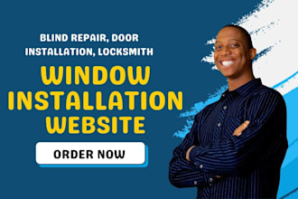 build window installation website, solar panel, blind repair website