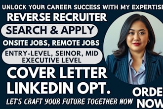 do search and apply as reverse recruiter, job application, job hunt, remote jobs