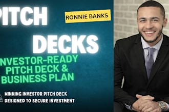create a persuasive pitch deck to impress investors and raise funding