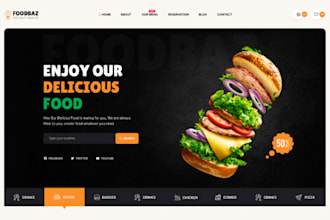 build squarespace food recipe website ecommerce restaurant bakery cake website