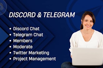 do discord chat community manager and chat moderator