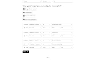 create an instant estimate web form for your website
