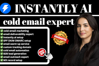 instantly ai setup for cold email outreach