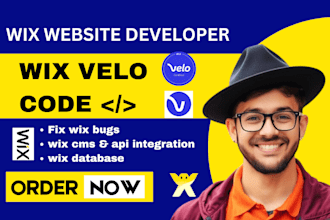 customize wix website wix velo code wix velo developer wix database cms wix velo
