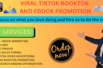 do ebook promotion book avdertising, kdp marketing, videos promotion