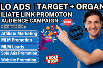 do USA solo ads promotion affiliate link promotion MLM leads solo ads campaign
