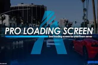 make a professional fivem loading screen