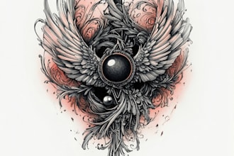 draw unique custom tattoo design, tattoo sleeve