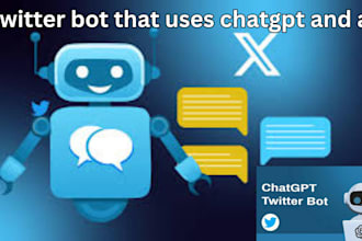 create a twitter bot that uses chatgpt and ai