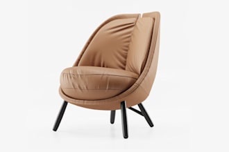 create photorealistic 3d furniture render and model