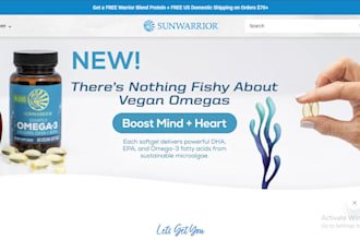 design nutraceutical website peptide vitamins sarms nootropic ecommerce website