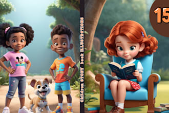illustration children story book illustration children story book illustration