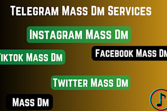 do telegram mass dm, instagram mass dm, facebook tiktok mass dm, daily cold dm