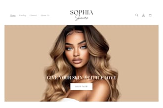 makeup shopify store, beauty ecommerce website, makeup store makeup website