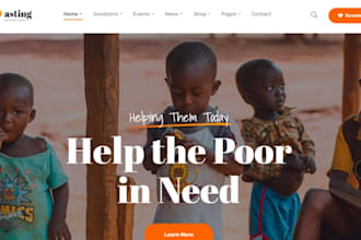 design nonprofit charity website donation website ngo donation organization