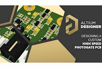 design professional schematic and pcb in altium or eagle