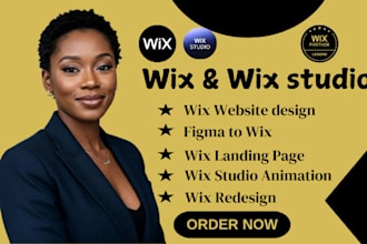 wix website design wix website redesign wix development animation wix studio