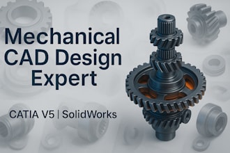 create professional 3d mechanical parts, assemblies, and technical drawings