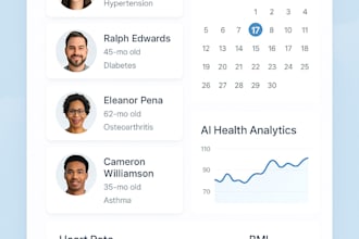 build custom ai telehealth,patient app, doctor portal and video consultation bot