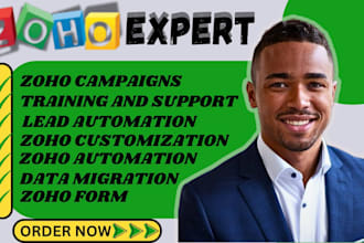 set up zoho crm zoho campaign zoho automation zoho creator zoho one zoho book