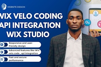 wix api integration, wix velo code, wix automation  wix studio redesign, wix fix