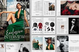 design top notch and budget friendly magazine, catalog, newletter, brochure