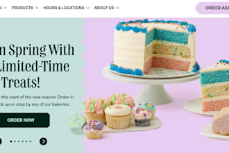 build ecommerce bakery website pastries ecommerce store cupcakes shopify store