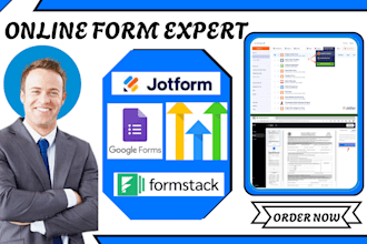 design jotform google form surveylegend formstack gohighlevel zapier integration