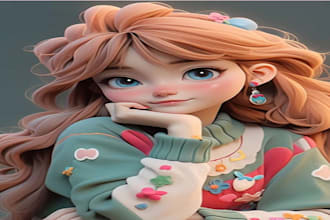 do 3d animation video, 3d commercial animation, 3d cartoon character music video