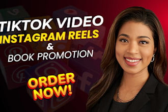create tiktok video instagram reels youtube shorts video ads book promotion