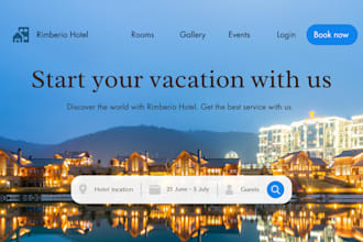 build jet ski website booking website rental website  elementor pro, crocoblock