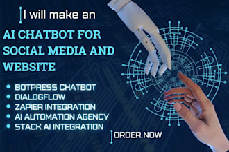 do ai chatbot development botpress or automation with voiceflow, make and zapier
