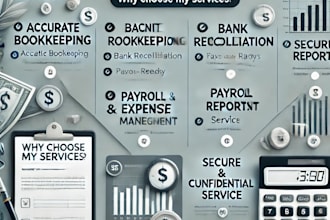 expert in bookkeeping accounting and bank reconciliation
