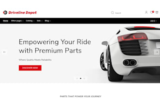 design a luxury car accessories shopify store smart gadget shopify store