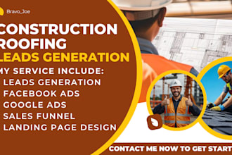 generate roofing leads construction leads solar leads via facebook ads google ad