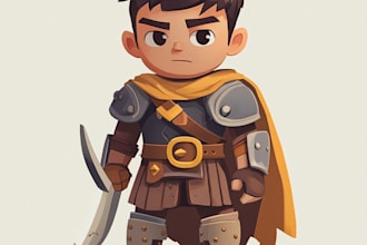 create pixel game character, sprite sheet, animation sheet,