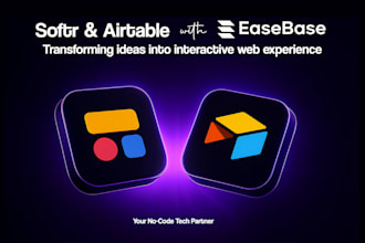build custom softr client portal, real estate business dashboard with airtable